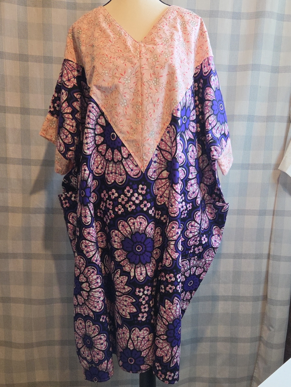 Summer Free Style Ladies Dress. Ankara Material. Size 1X - 2X